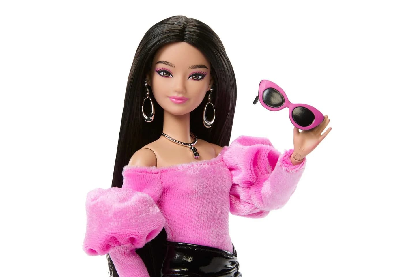 Barbie Deluxe Style Puppe Off the Shoulder mit Rock Rosa Schwarz - Bild 3