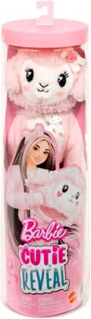 Barbie Anziehpuppe Barbie Cutie Reveal Sweet Bows Pinkes Lämmchen Bild 1