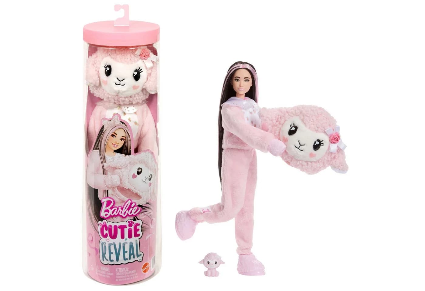 Barbie Anziehpuppe Barbie Cutie Reveal Sweet Bows Pinkes Lämmchen - Bild 2