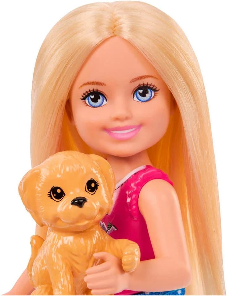 Barbie Anziehpuppe Chelsea Outdoor Adventure Camping-Set