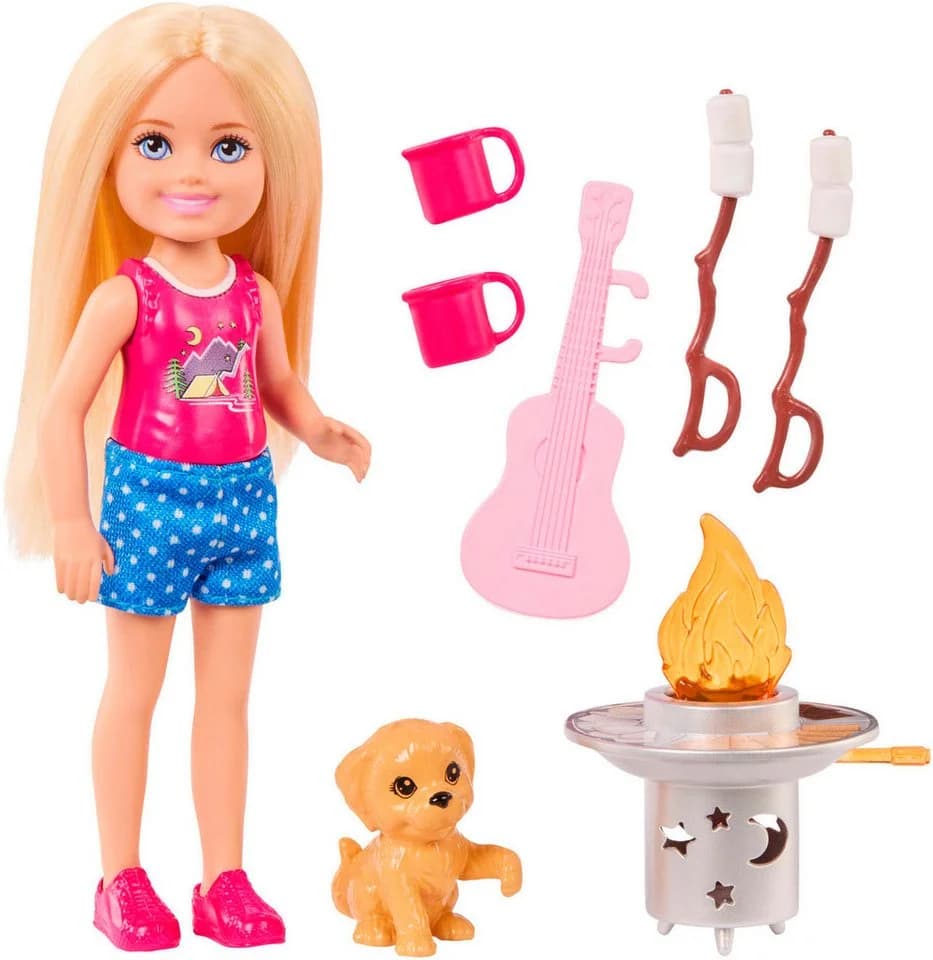 Barbie Anziehpuppe Chelsea Outdoor Adventure Camping-Set - Bild 5