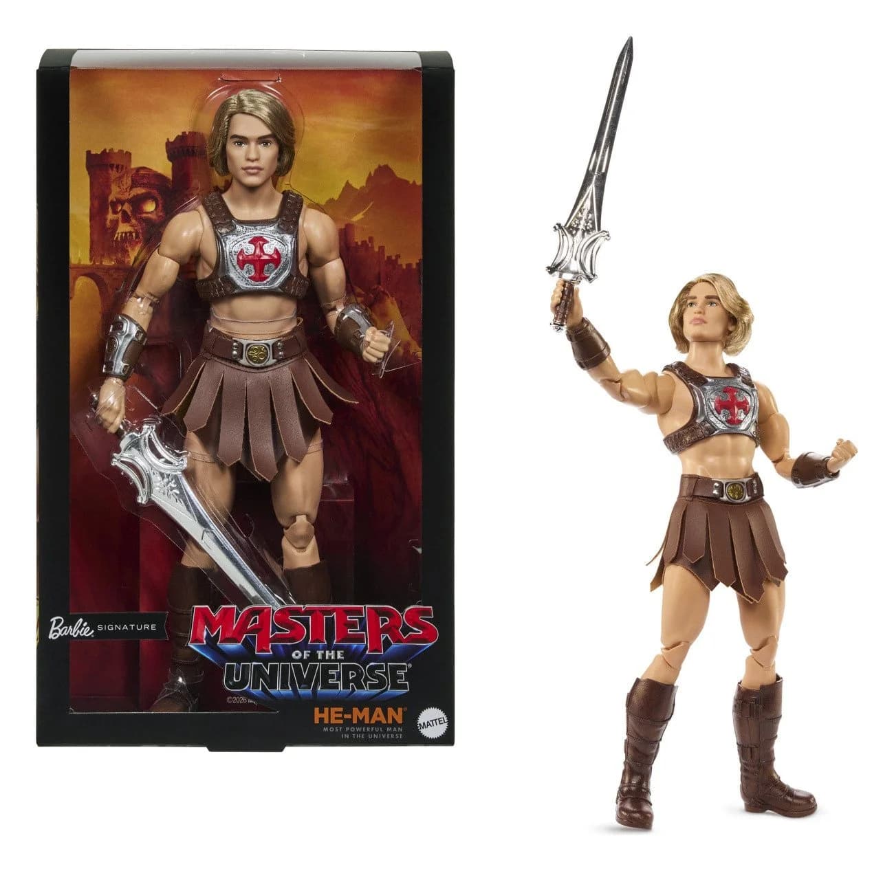 Mattel Barbie Signature He-Man Puppe 30 cm Masters of the Universe