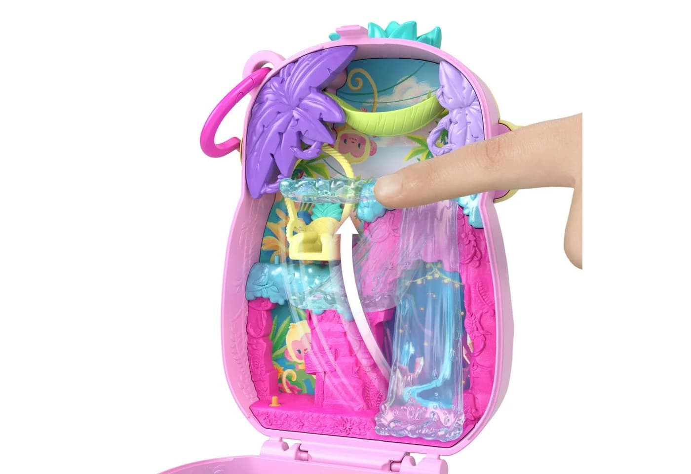 Polly Pocket Spielwelt Ananas Äffchen Schatulle Bunt - Bild 4