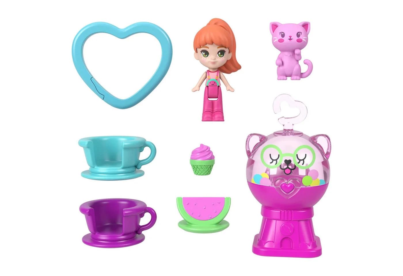Polly Pocket Spielwelt Wassermelone Kaugummi Schatulle