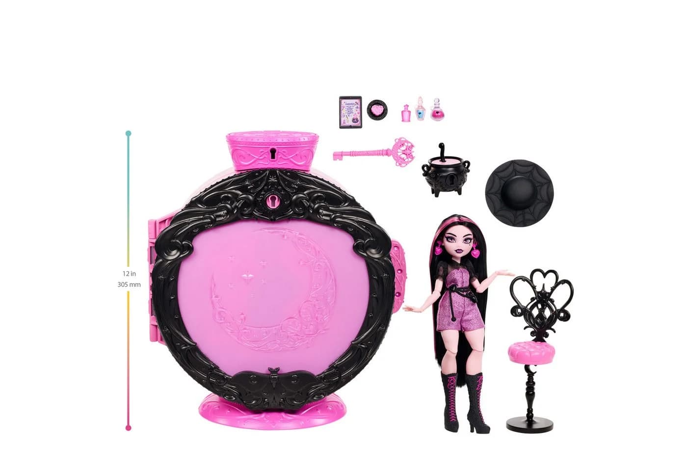 Monster High Zaubertrank-Überraschung Spielset mit Draculaura-Puppe und 9 Teilen - Bild 2