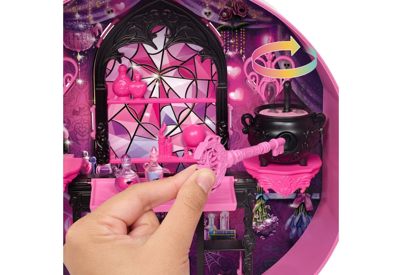 Monster High Zaubertrank-Überraschung Spielset mit Draculaura-Puppe und 9 Teilen - Bild 5