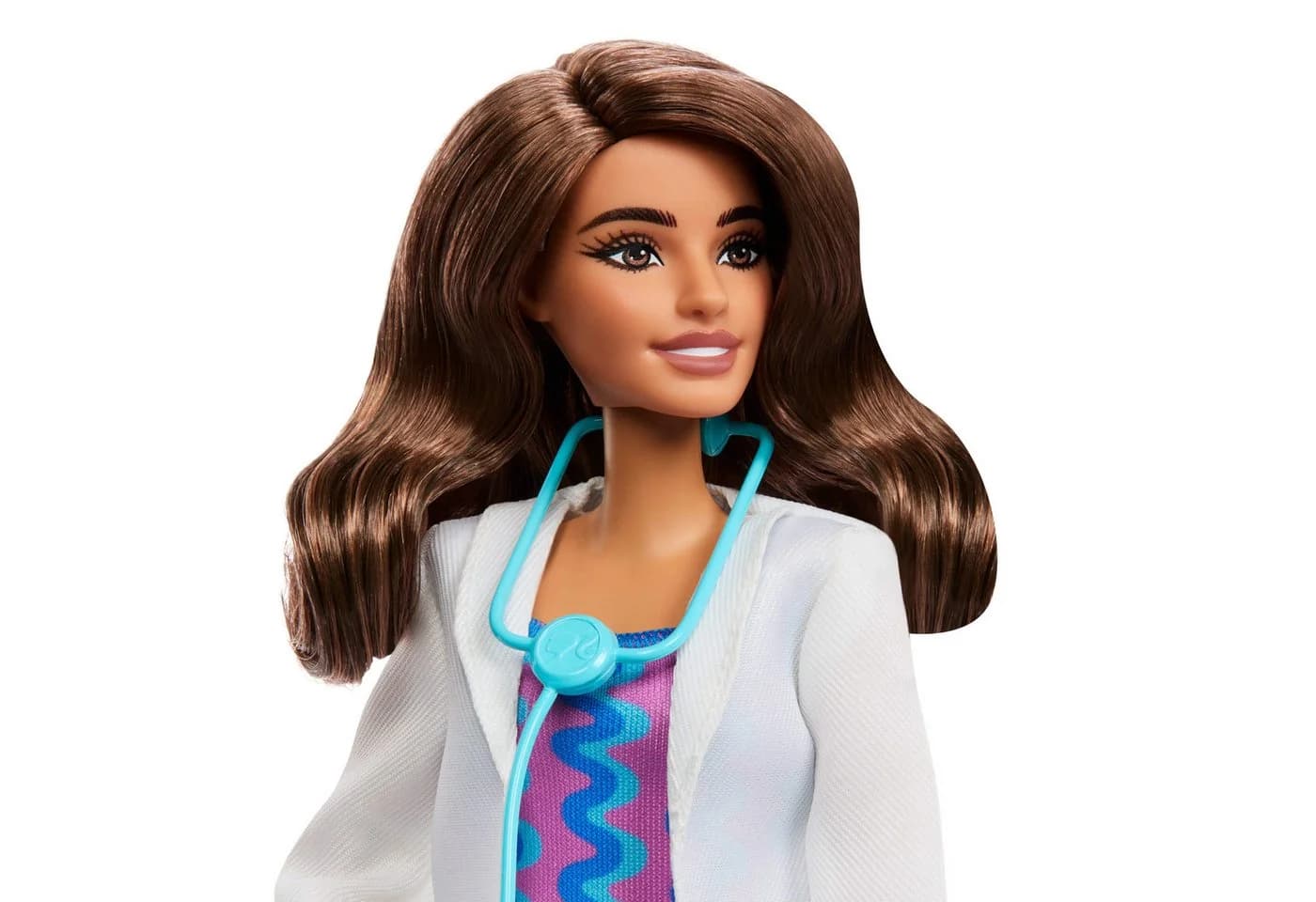 Barbie Anziehpuppe Ärztin mit Stethoskop und Kleidung - Bild 3