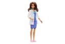 Barbie Anziehpuppe Ärztin mit Stethoskop und Kleidung Bild 5