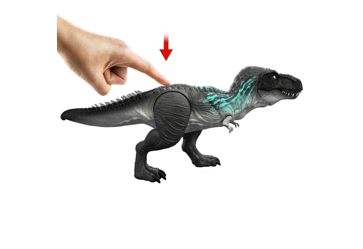 Mattel Jurassic World T-Rex Actionfigur mit Muskelwachstum und Gebrüll - Bild 5