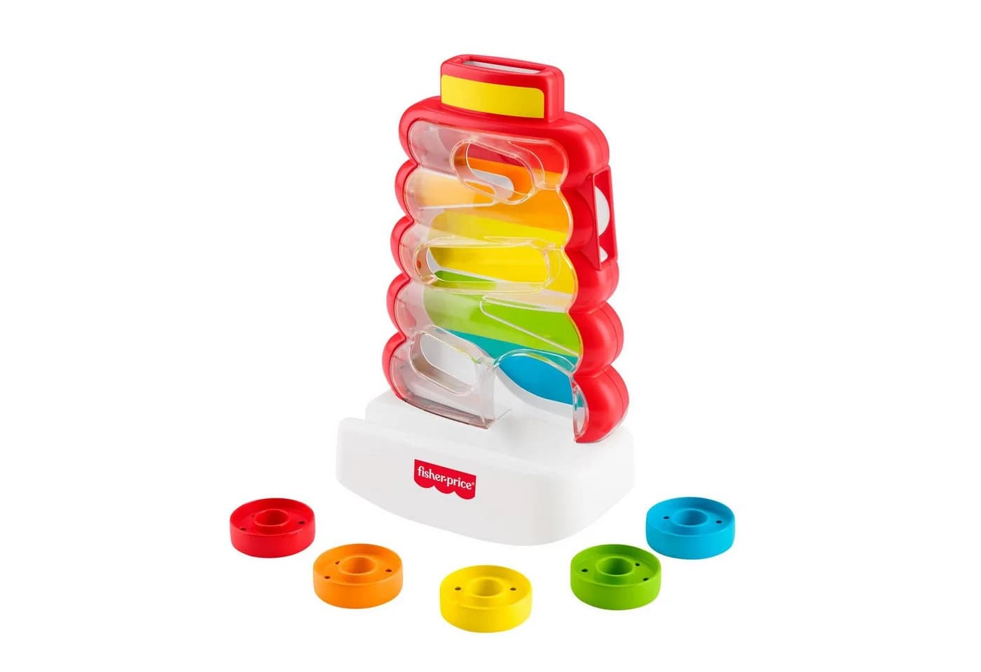 Fisher-Price Steckspielzeug Rutschspaß Farbring Pyramide Bunt - Bild 2