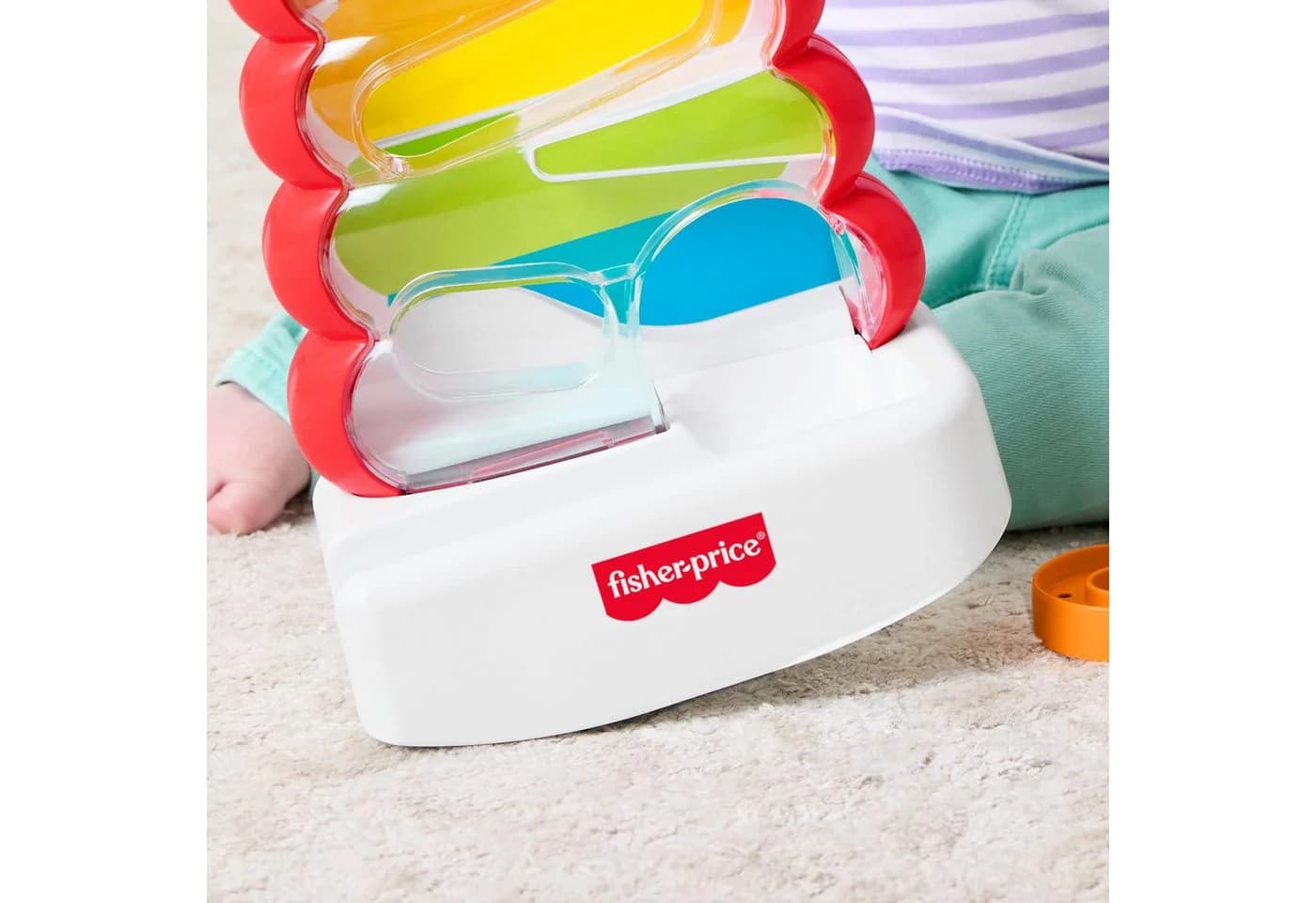 Fisher-Price Steckspielzeug Rutschspaß Farbring Pyramide Bunt - Bild 5