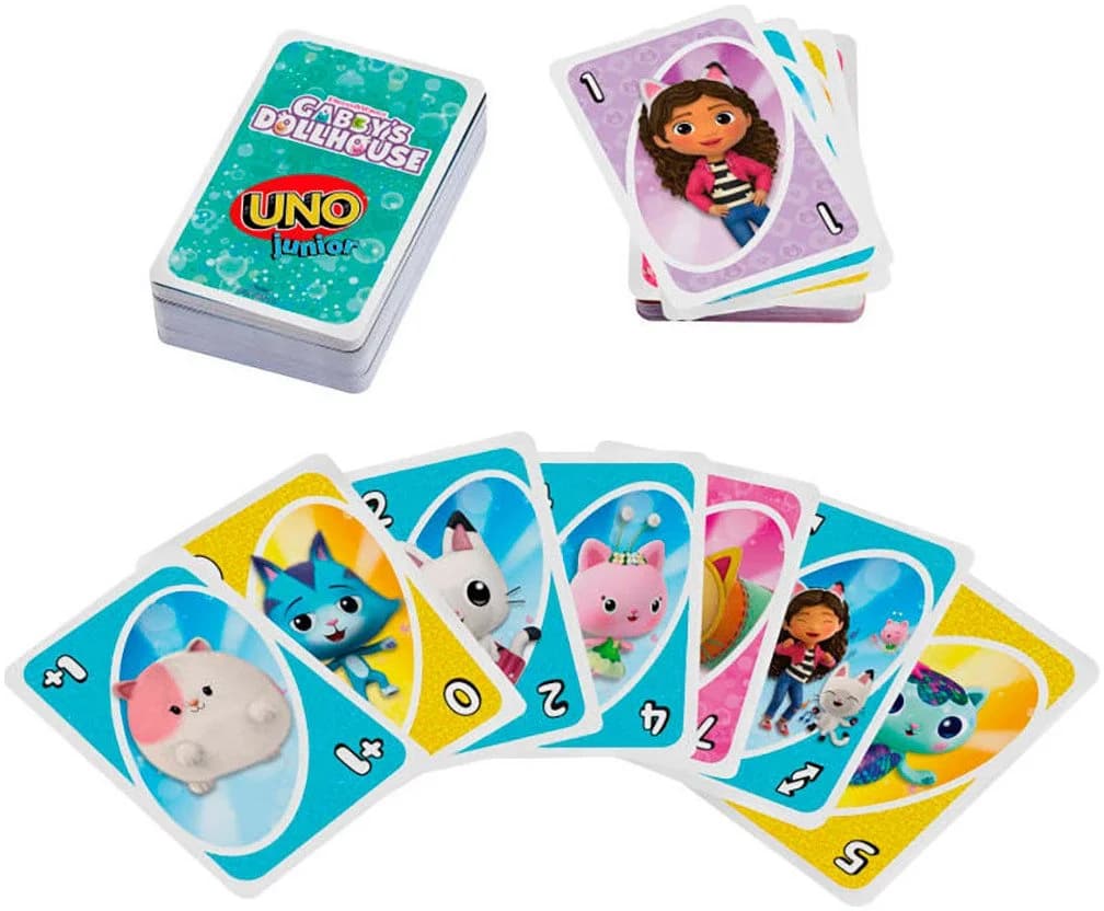 Mattel Games UNO Junior Gabby's Dollhouse Kartenspiel Bunt - Bild 3