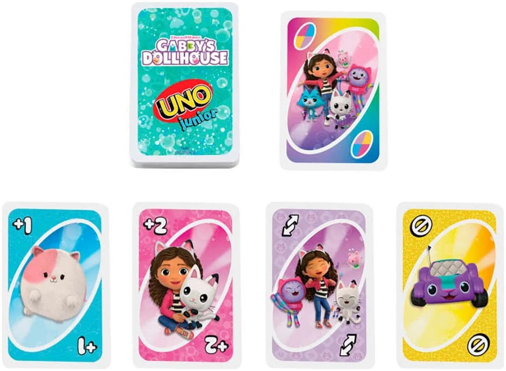 Mattel Games UNO Junior Gabby's Dollhouse Kartenspiel Bunt - Bild 5