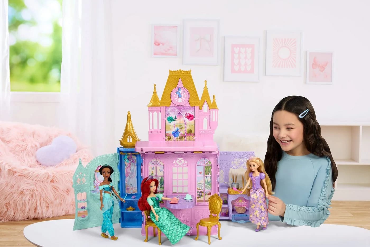 Mattel Disney Princess Faltbares Schloss-Spielset mit Rapunzel-Puppe - Bild 4