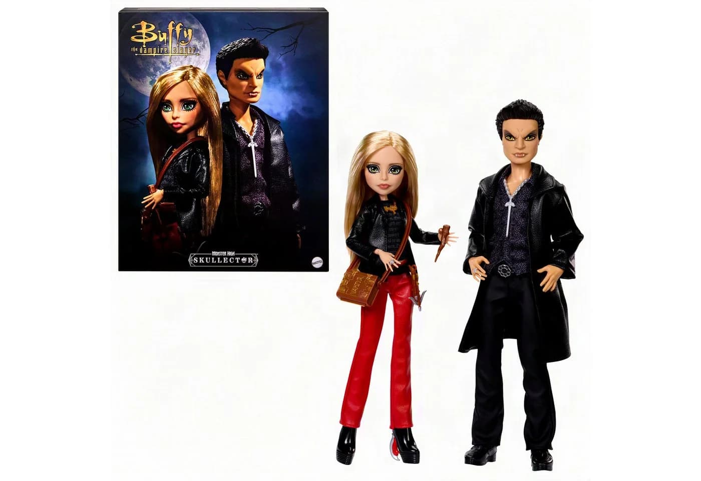 Monster High Buffy & Angel Puppen Set mit 90er Outfits - Bild 2