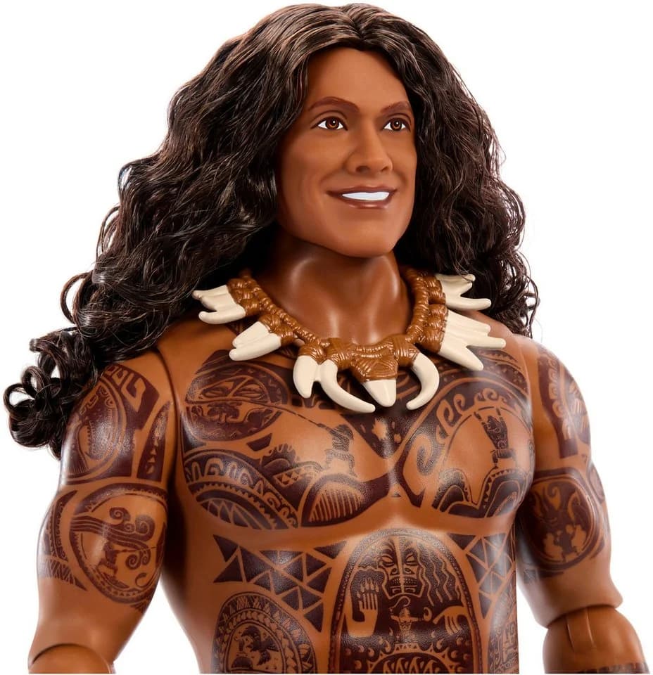 Mattel Disney Vaiana Maui-Puppe mit abnehmbarer Kleidung & Zubehör - Bild 3