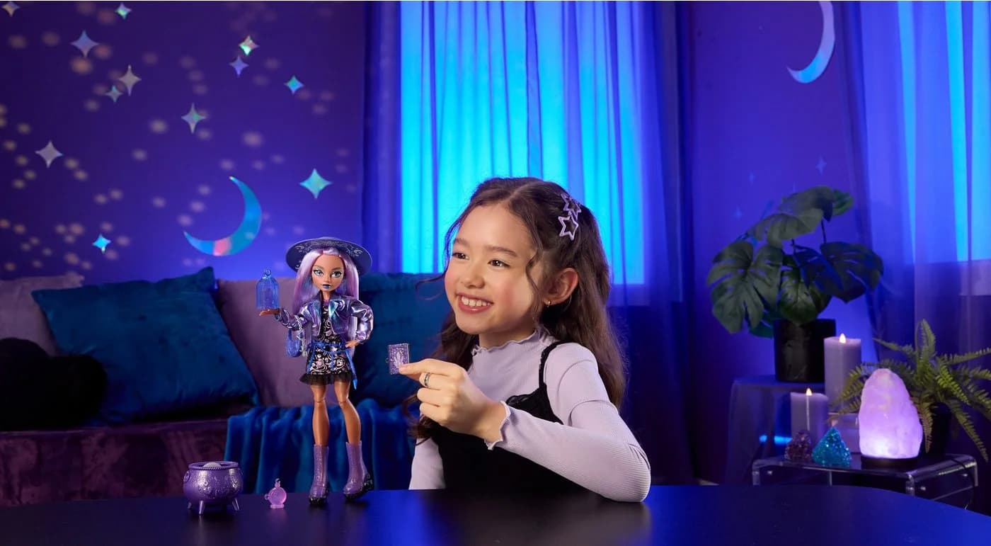Monster High Anziehpuppe Moonspell Magic Layla Stone Kristall-Hexe - Bild 3
