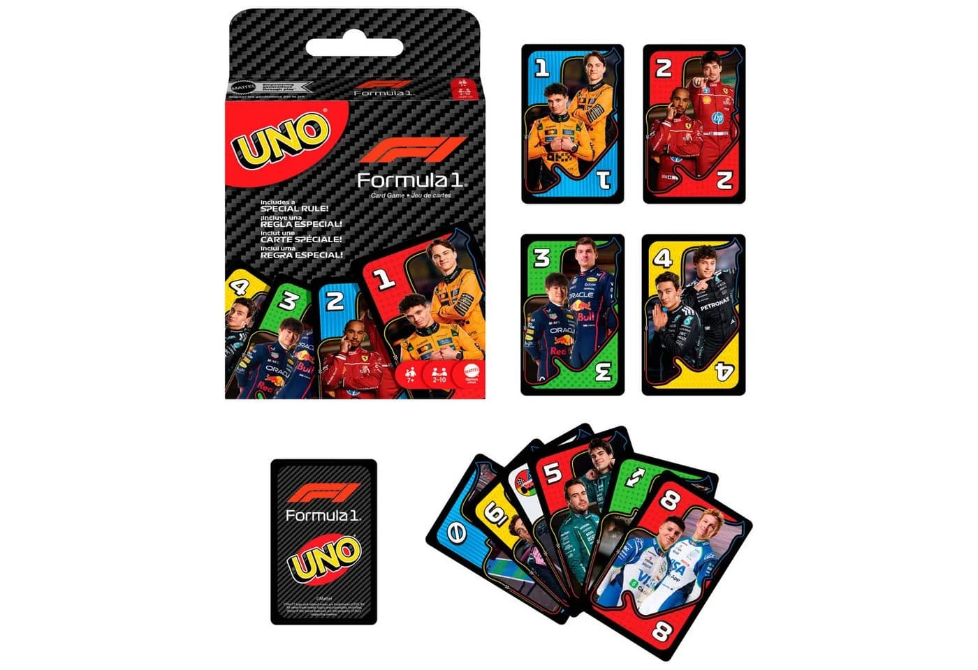 Mattel Games UNO Formel 1 Kartenspiel - Bild 2