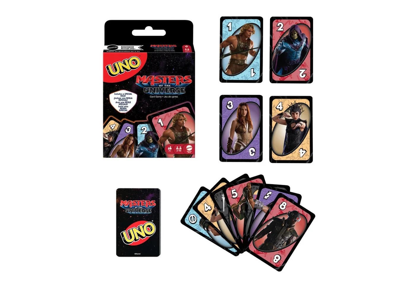 Mattel Games UNO Masters of the Universe Kartenspiel Bunt