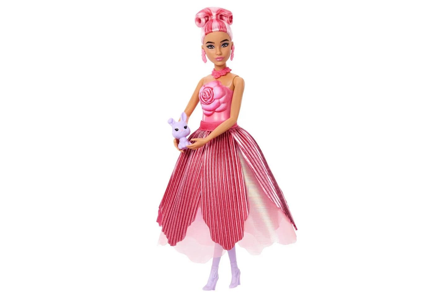 Barbie Anziehpuppe Flower Surprise Rote Rose mit Duft