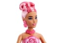 Barbie Anziehpuppe Flower Surprise Rote Rose mit Duft Bild 3