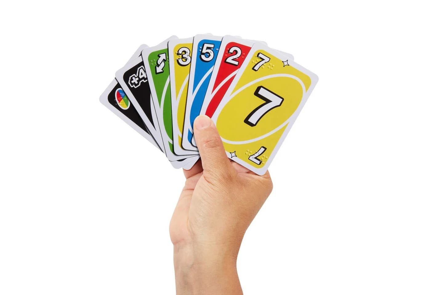 Mattel Games UNO Braille Kartenspiel für Blinde und Sehbehinderte - Bild 3