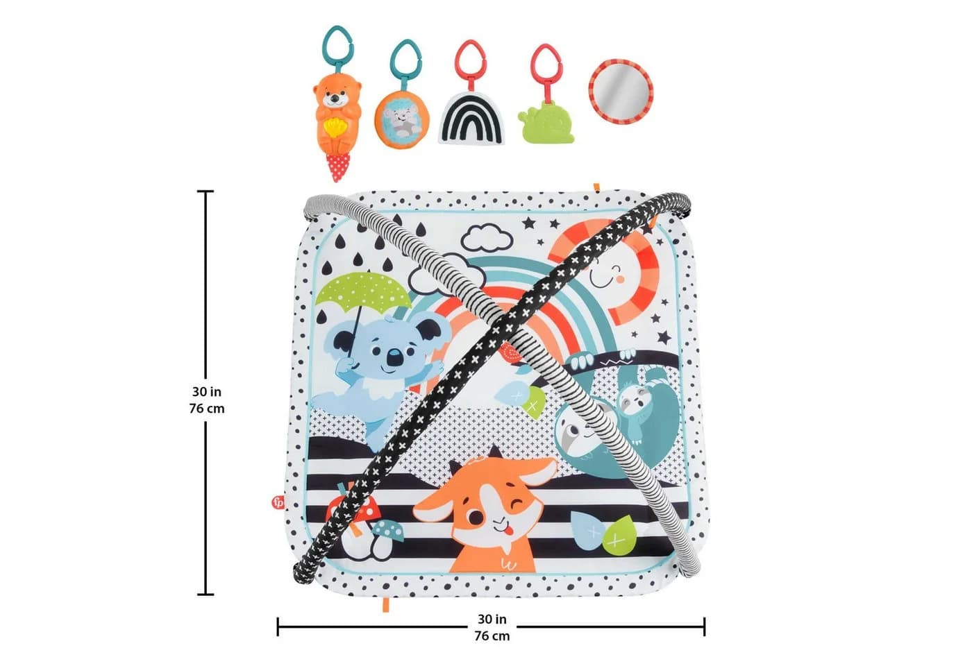 Fisher-Price Spielbogen 3in1 Glow & Grow Gym mit Licht und Sound - Bild 4