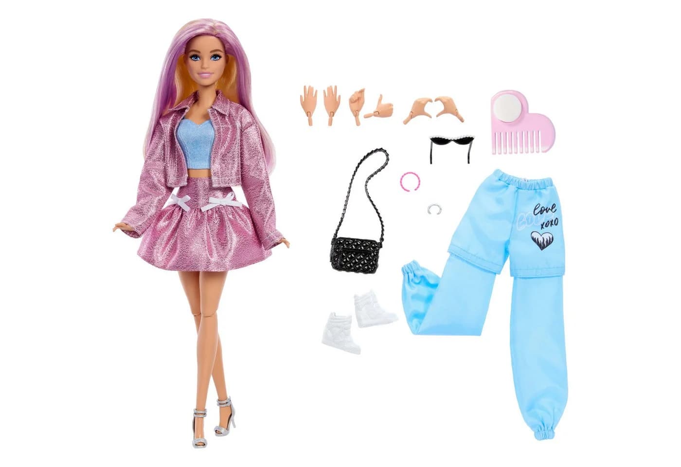 Barbie Deluxe Style Customization Anziehpuppe mit Farbwechsel-Haar und Zubehör - Bild 2