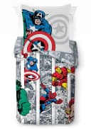 MARVEL Kinderbettwäsche Marvel Comics Bettbezug-Set 135x200 cm + Kissenbezug 80x80 cm Bild 2