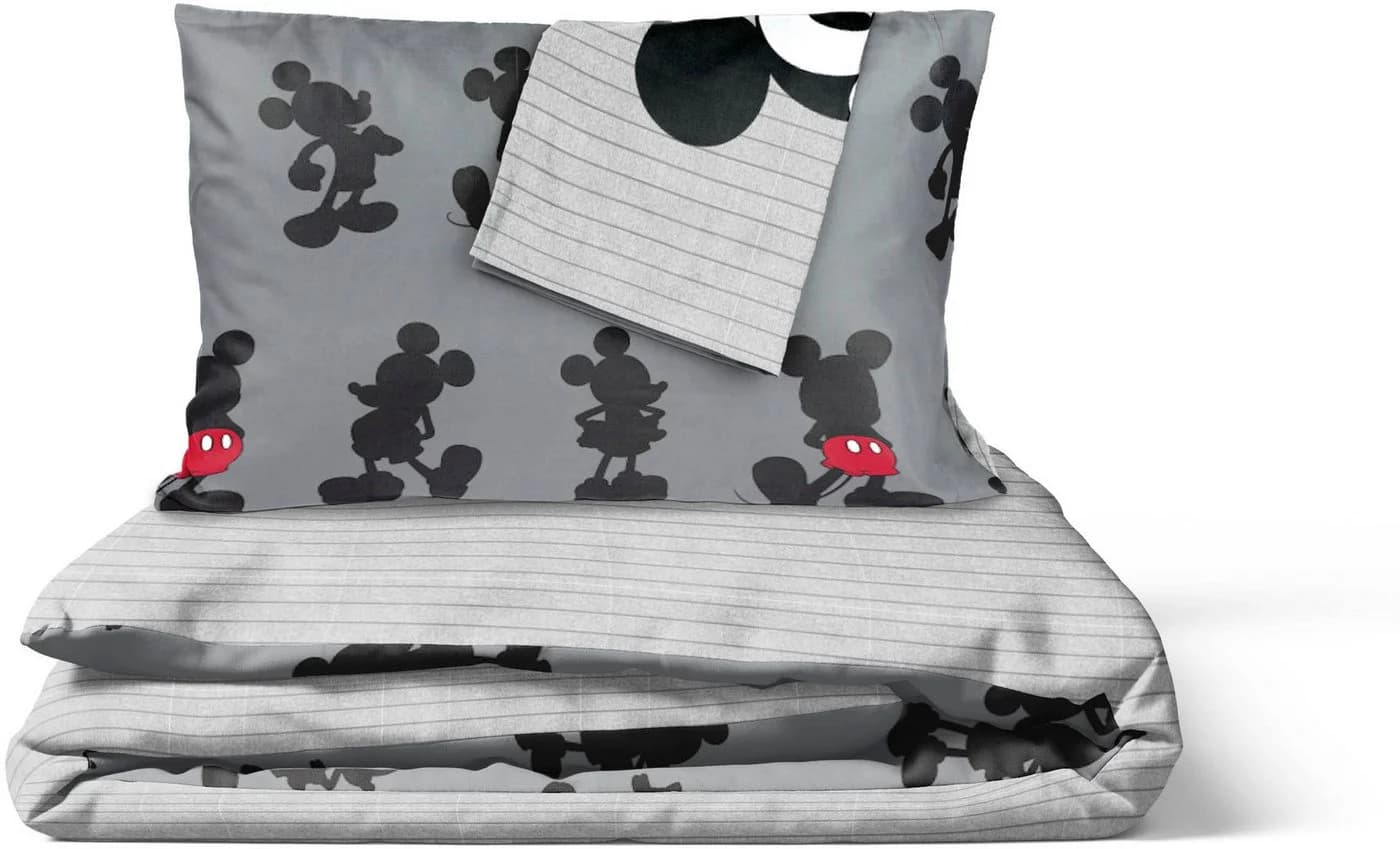 Disney Mickey Mouse Kinderbettwäsche Grau - Bild 3