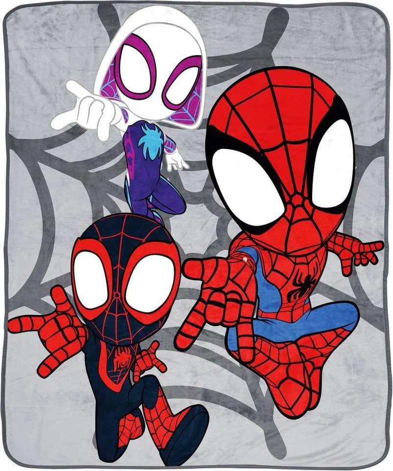 Marvel Kinderdecke mit Miles Morales und Ghost Rider Gwen - Bild 2