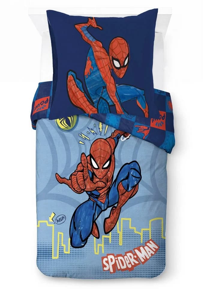 Kinderbettwäsche Marvel Spider-Man Blau - Bild 2