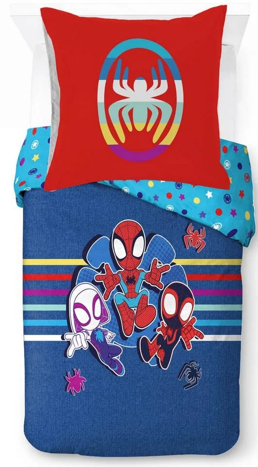 Kinderbettwäsche Marvel Spidey Set Blau - Bild 2