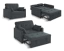 AMERLIFE Schlafsofa 3-in-1 mit Bettfunktion & Seitentaschen Bild 3
