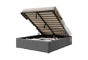AMERLIFE Polsterbett Grau mit Stauraum, LED & USB Bild 3