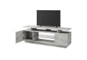 AMERLIFE TV-Lowboard Hochglanz Grau/Weiß mit RGB-LED Bild 3