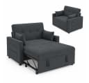 AMERLIFE Schlafsofa 3-in-1 Dunkelgrau mit 5-stufiger Verstellung Bild 2