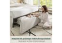 AMERLIFE Polsterbett Beige mit Stauraum und gepolstertem Kopfteil Bild 3
