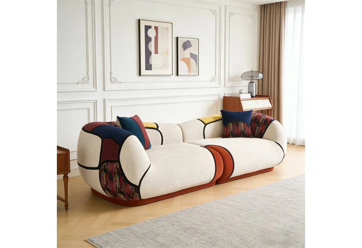 Vipbear 2-Sitzer Modulares Sofa Memory-Schaum Bunt - Bild 2