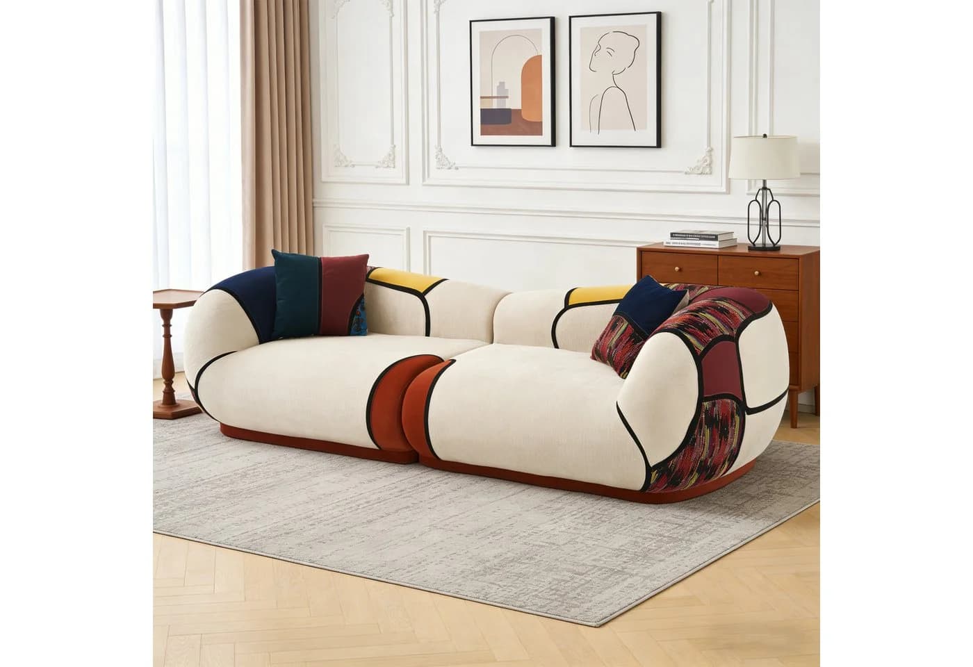 Vipbear 2-Sitzer Modulares Sofa Memory-Schaum Bunt - Bild 3