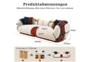 Vipbear 2-Sitzer Modulares Sofa Memory-Schaum Bunt Bild 4