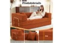 Vipbear Schlafsofa 5-in-1 Cord Grün/Orange/Grau/Beige Bild 5
