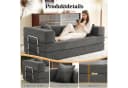 Vipbear Schlafsofa 5-in-1 Cord Grau/Grün/Orange/Beige Bild 5