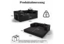 Vipbear Schlafsofa 5-in-1 Cord Grün/Orange/Grau/Beige/Schwarz Bild 3