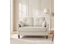 Vipbear 2-Sitzer Sofa Chenille Beige Modern Bild 2
