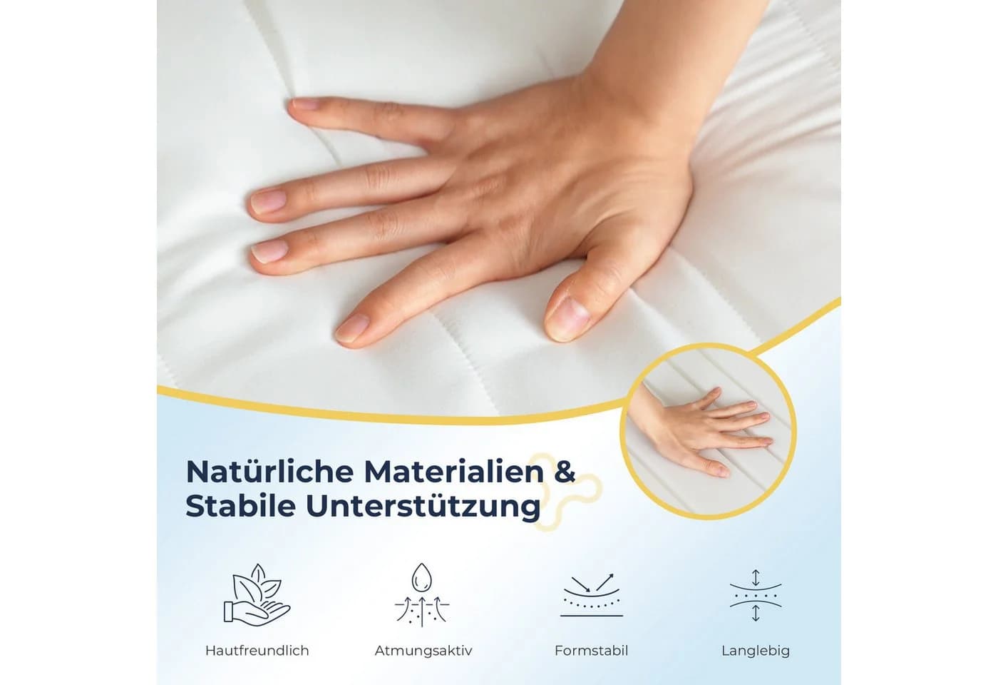 Napsie Kaltschaummatratze 7-Zonen H3 waschbar - Bild 3
