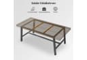 GarveeMore Esstisch 180 cm Braun Landhausstil Bild 1