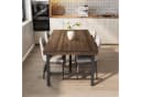 GarveeMore Esstisch 180 cm Braun Landhausstil Bild 5