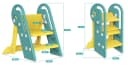 Onasti Tritthocker Kinder-Trittleiter Klappbar Grün 3 Stufen Bild 1