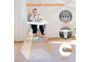 Ezebaby Holzstuhl 6in1 Multifunktional Grau Buche Bild 3
